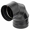 Dura-Black 6in - 90 degree elbow